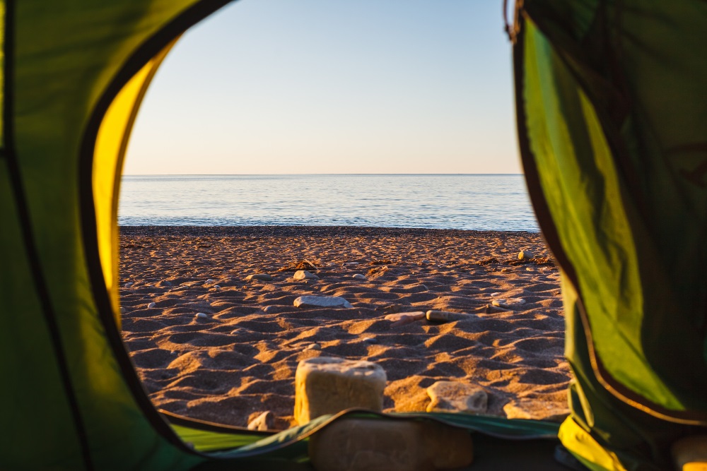 camping en bord de mer 